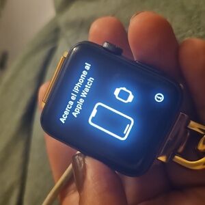 42mm Apple Watch with Black Display